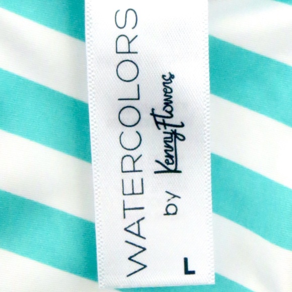 NEW! Kenny Flowers Watercolors The Lanai Underwire Bikini Striped SZ S, M, L - Picture 13 of 13